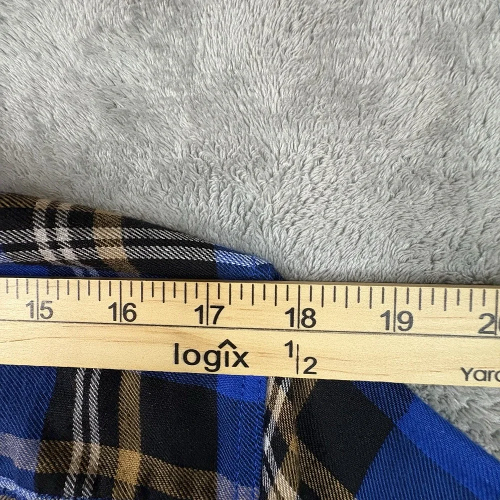 Eddie Bauer Women's‎ XL NWT Multicolor LS Plaid Flannel Tencel Blend SEE DESC